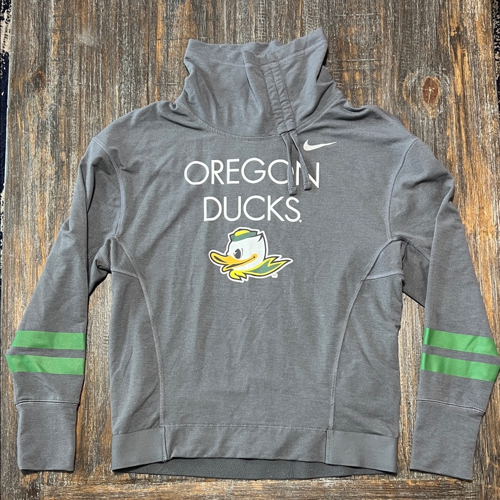 Nike Dri-Fit Gray Oregon Ducks Pullover